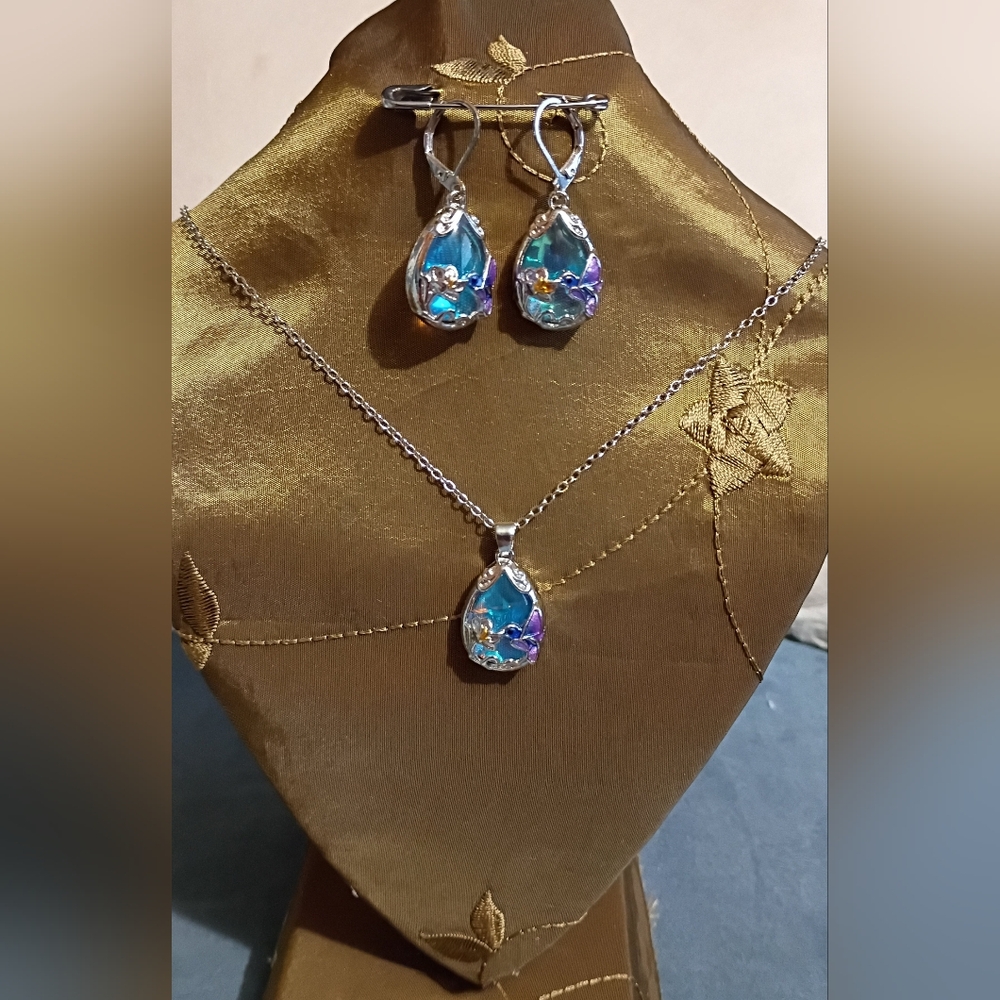 Hummingbird Jewelry Set